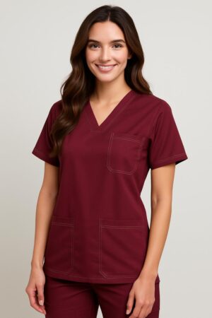 Women’s Double Stitch Scrub - Image 6