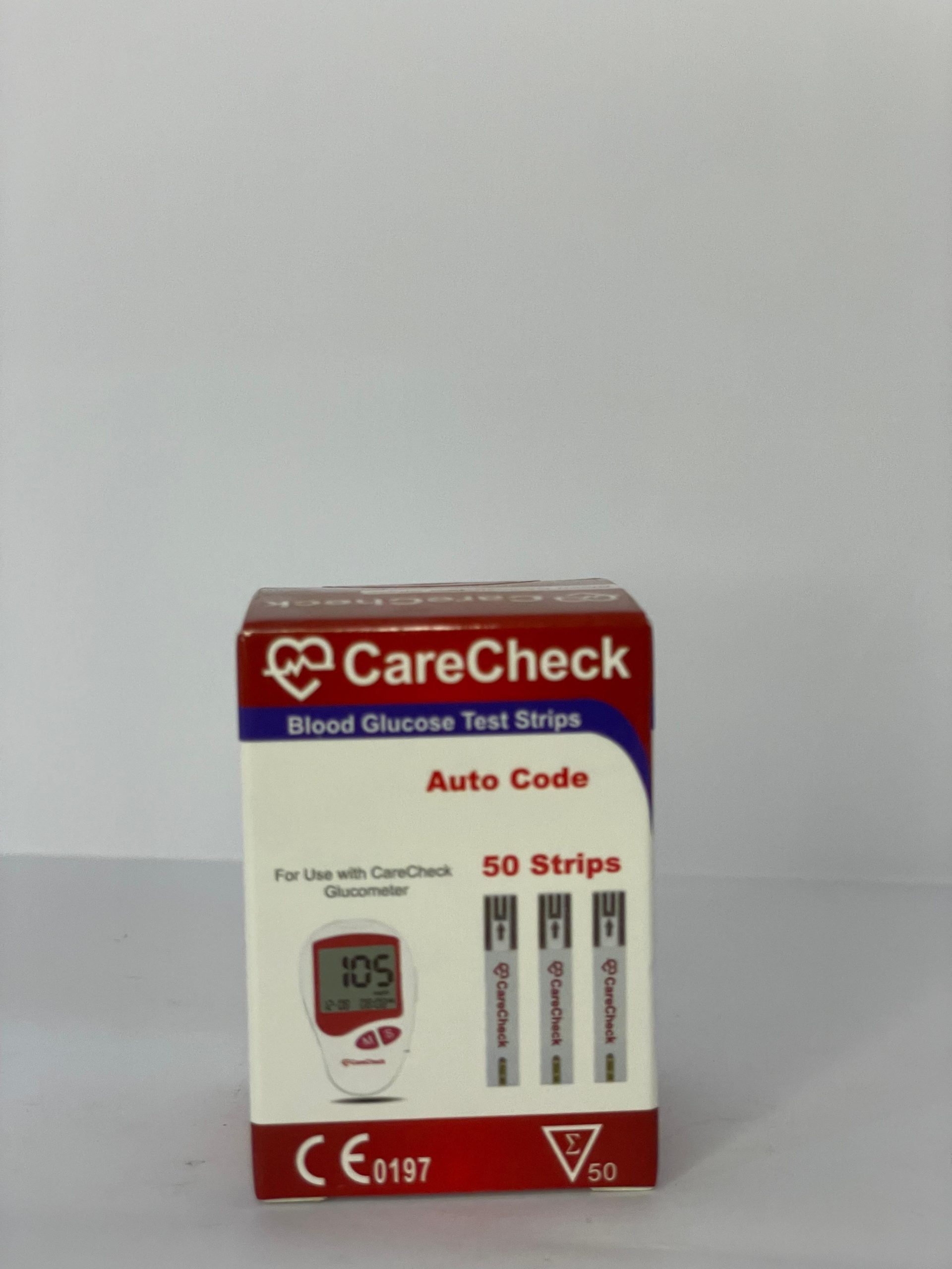 CareCheck blood sugar test strips 50-pack for accurate glucose testing in Pakistan CareCheck Sugar Test Strips