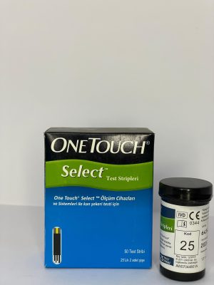 OneTouch Select Sugar Test Strips (50 Pack) for Blood Glucose Monitoring in Pakistan