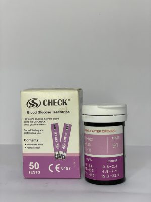 DS-Chek 50 Sugar Test Strips – Affordable Blood Glucose Monitoring Strips in Pakistan. DS-Chek Sugar Strips