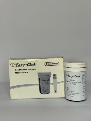 Easy-Check BG-500 Sugar Strips 50 Pack for Blood Glucose Monitoring in Pakistan. Easy-Check Sugar Strips